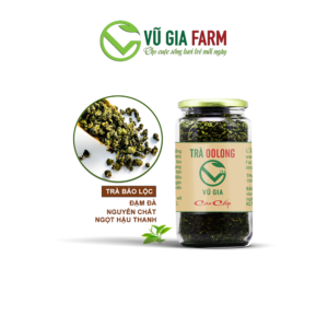 Trà Oolong Kim Tuyên Cao Cấp Nguyên Chất Bảo Lộc Vũ Gia (85g/ hũ)