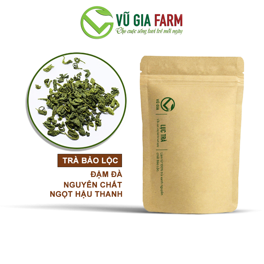 Lục Trà ( Trà Xanh) Nguyên Chất Vũ Gia (100g/ túi)