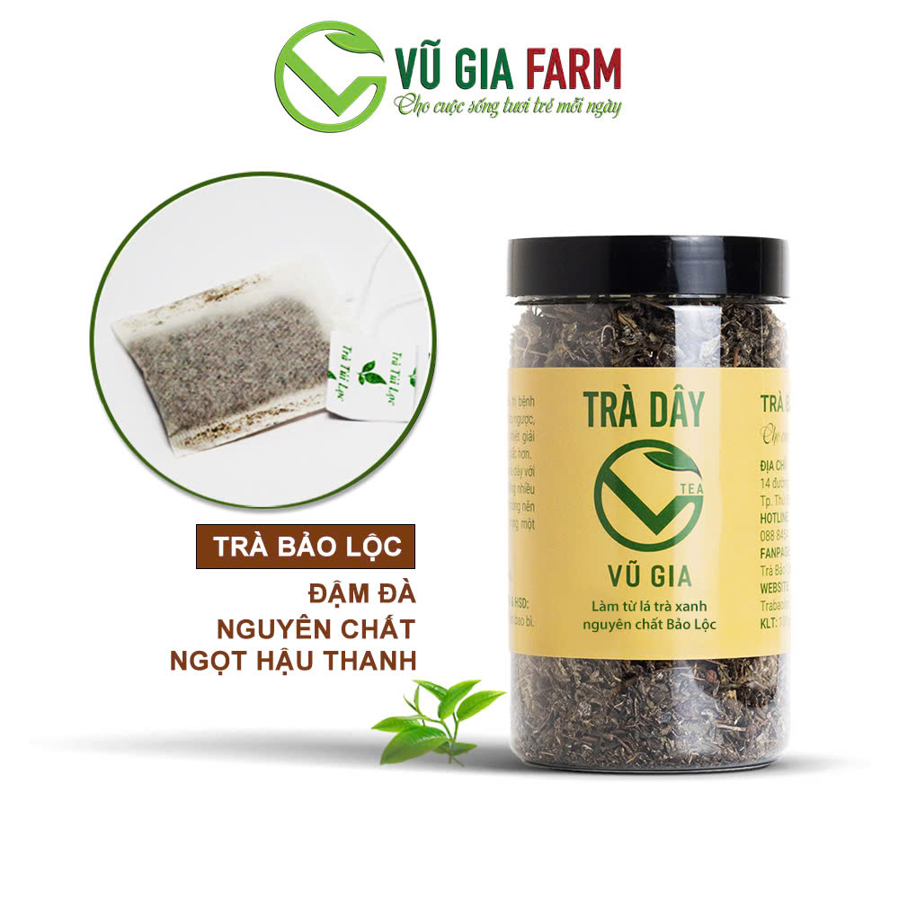 Trà Dây Nguyên Chất Bảo Lộc Vũ Gia (100g/ hũ)