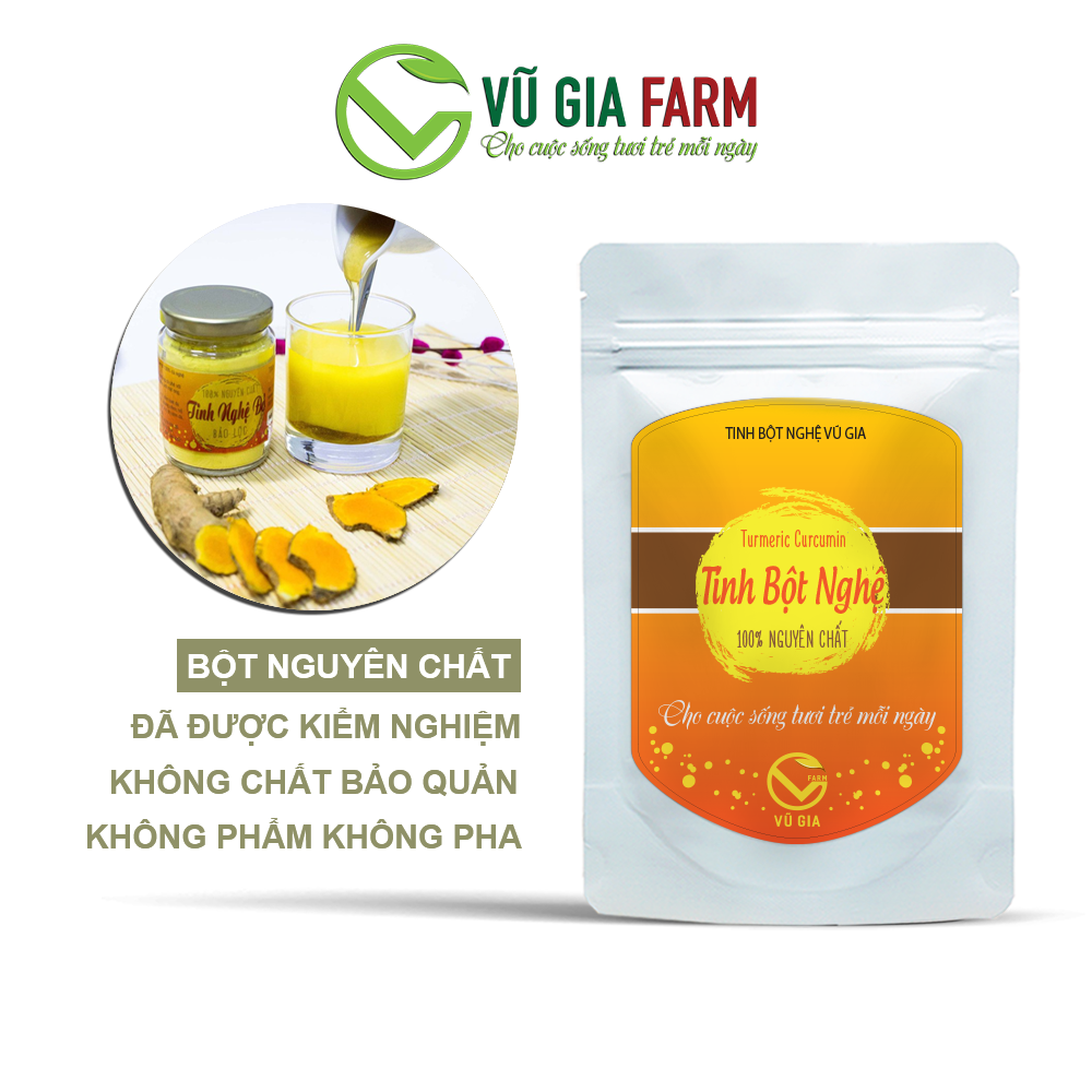 Tinh Nghê Đỏ Nguyên Chất Vũ Gia (100g/túi)